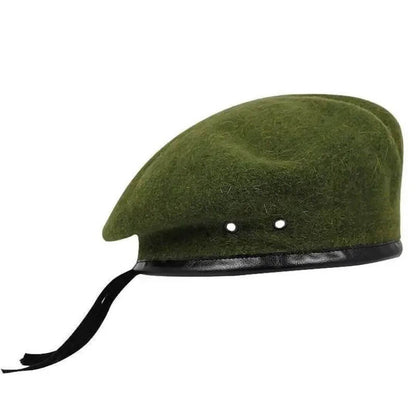 Wool Blend Military Beret | MARSEILLE
