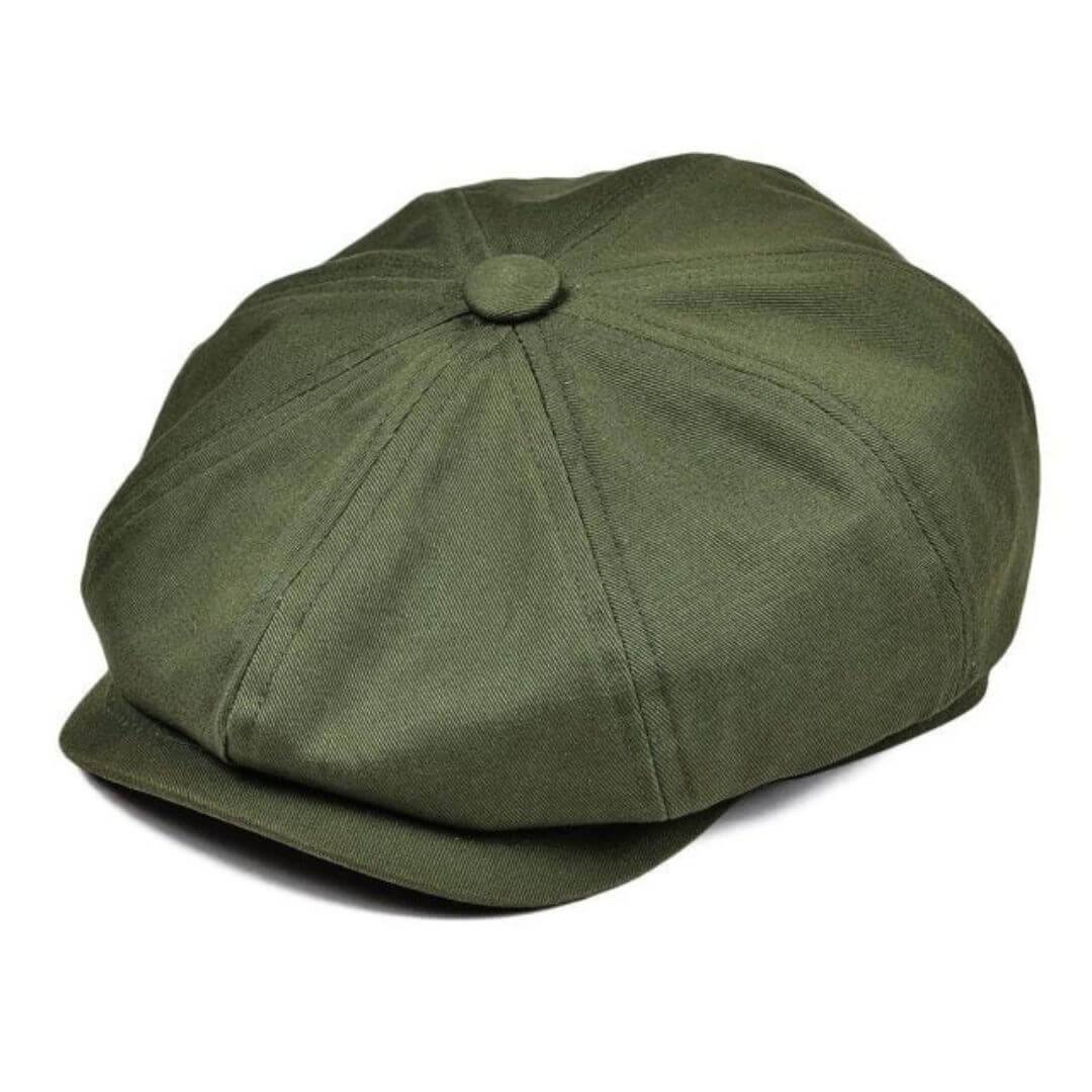 Cotton Twill Newsboy Cap | MEMPHIS – George Caps