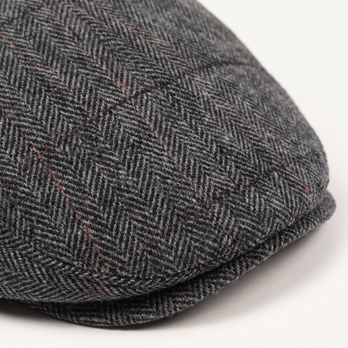Brussels Gray cap — Fabric detail