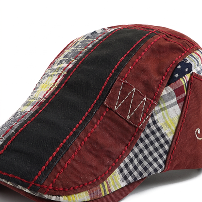 Delta Wine Red cap — Construction detail