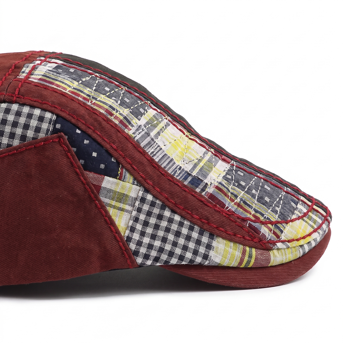 Delta Wine Red cap — Opposite side · rear cropped