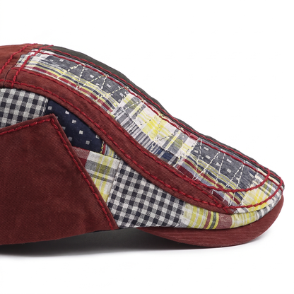 Delta Wine Red cap — Opposite side · rear cropped