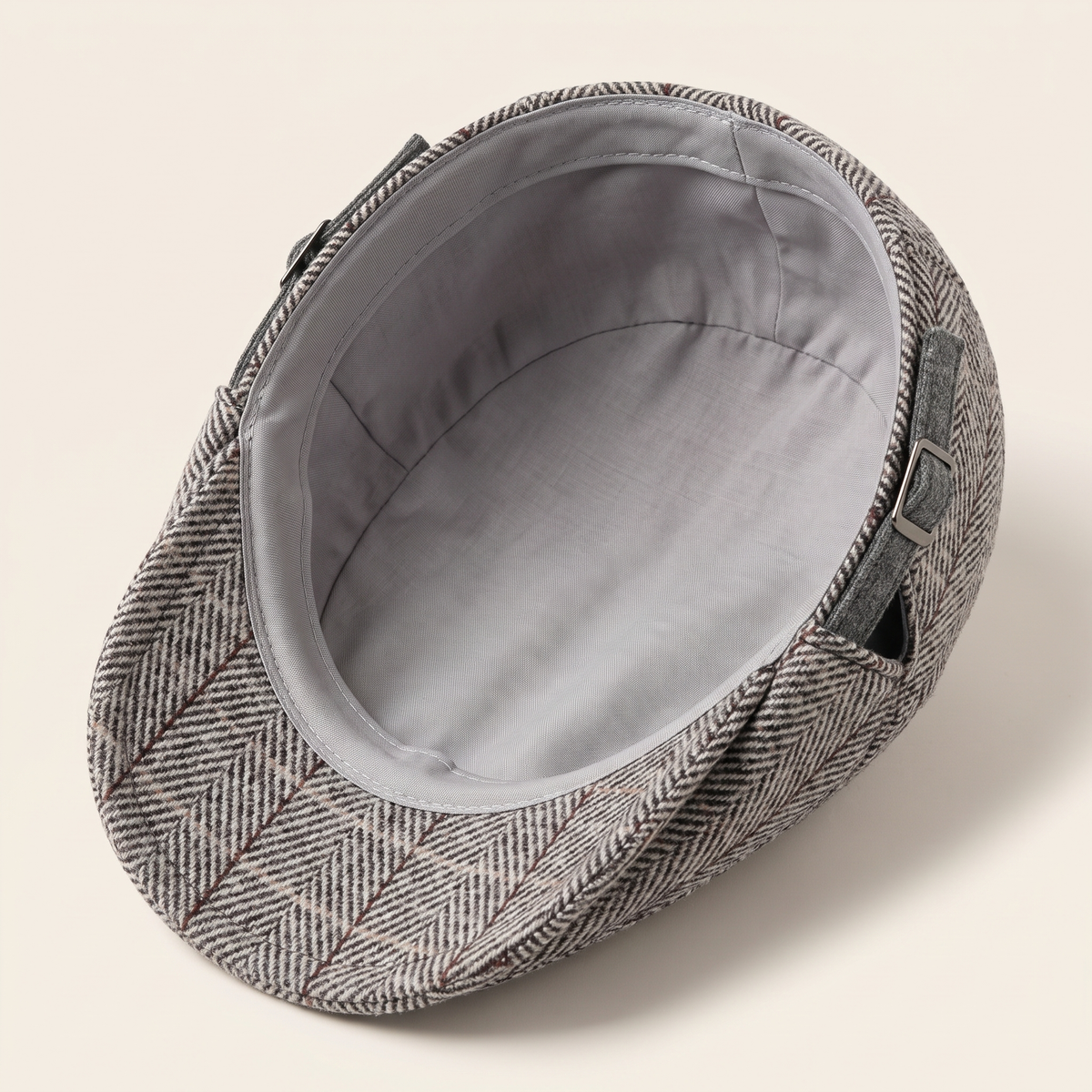 Lawton Light Gray cap — Inside