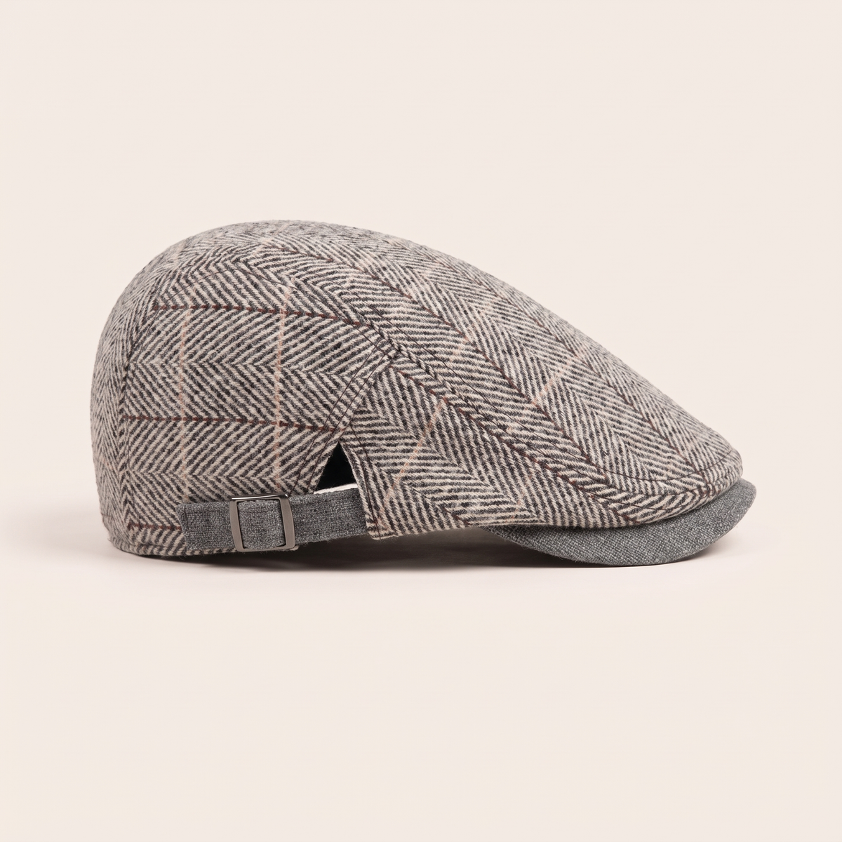 Lawton Light Gray cap — Right side