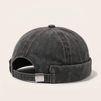 Preston Dark Gray cap — Right side