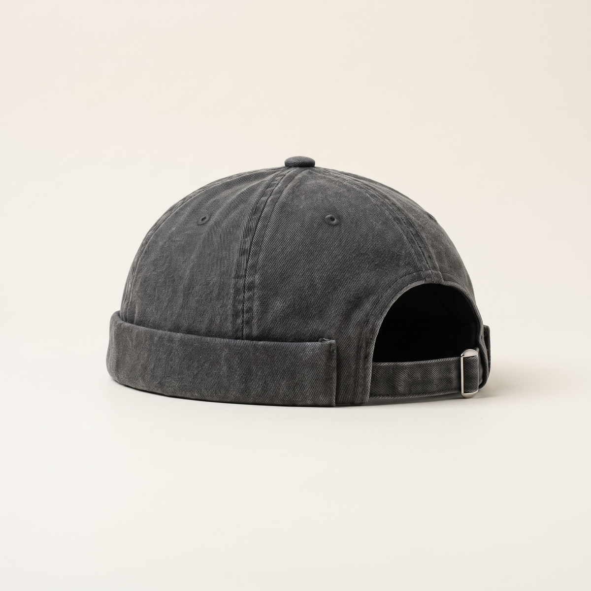 Preston Dark Gray cap — Left side