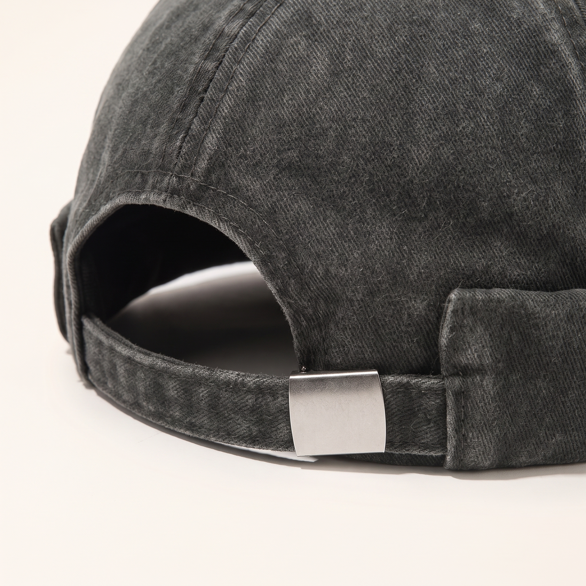 Preston Dark Gray cap — Construction detail