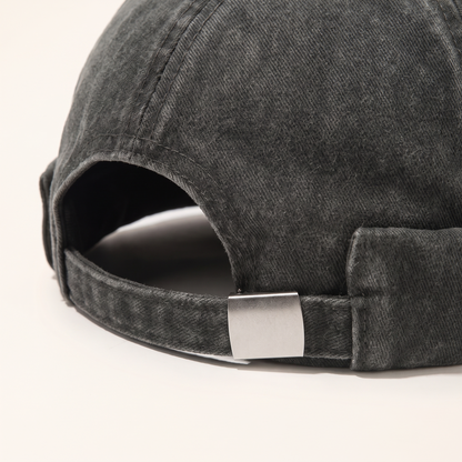 Preston Dark Gray cap — Construction detail