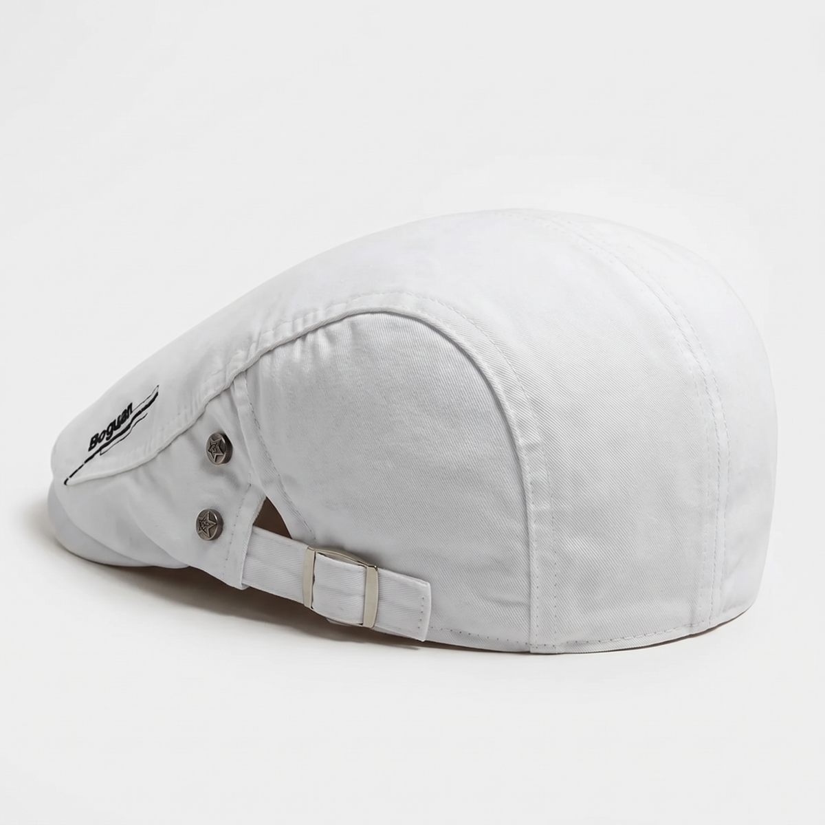 Tifton White cap — Fabric and crown seams