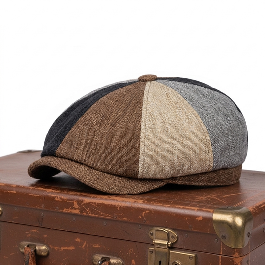 Wool Blend Patchwork Cap | CLEVELAND